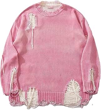トップス willfully handmade randompearlknitvest Oplxuo-Distressed-Sweatshirt-